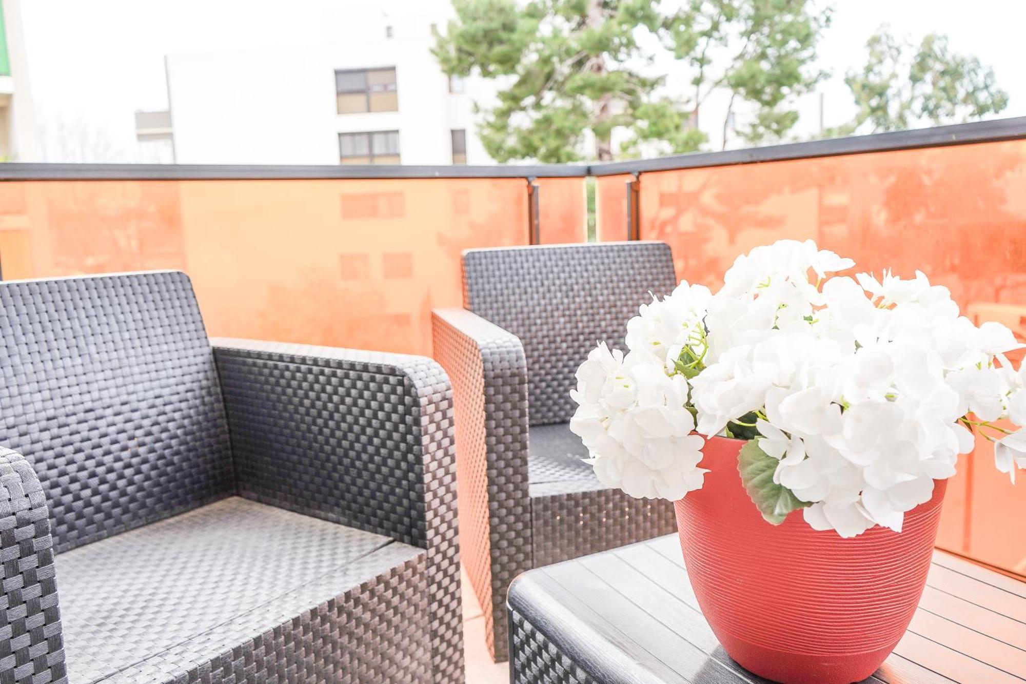 Bel Appartement Climatise & Parking Perpignan Bagian luar foto