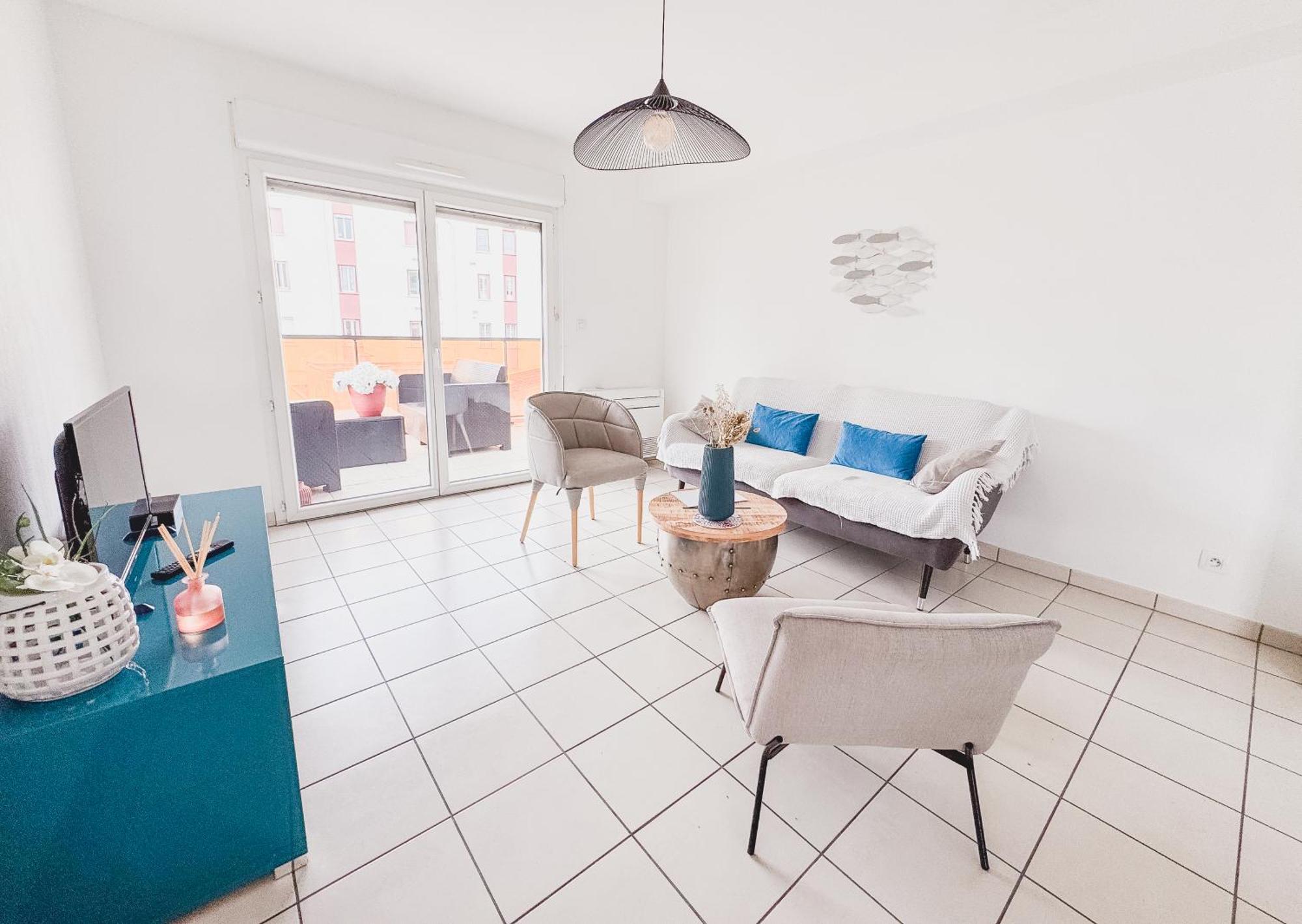 Bel Appartement Climatise & Parking Perpignan Bagian luar foto