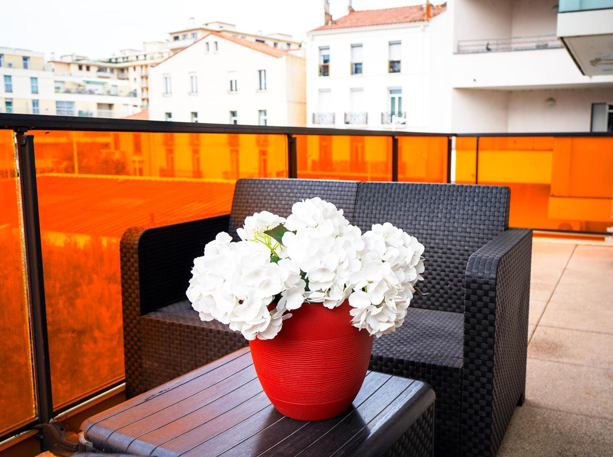 Bel Appartement Climatise & Parking Perpignan Bagian luar foto