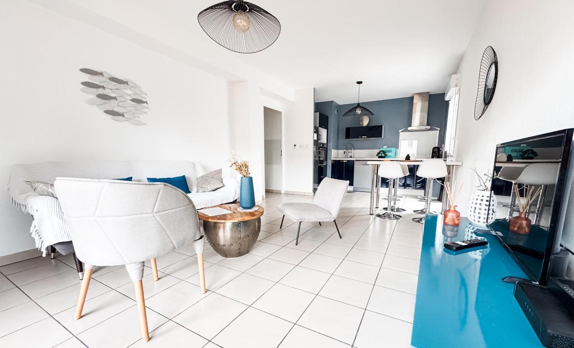 Bel Appartement Climatise & Parking Perpignan Bagian luar foto